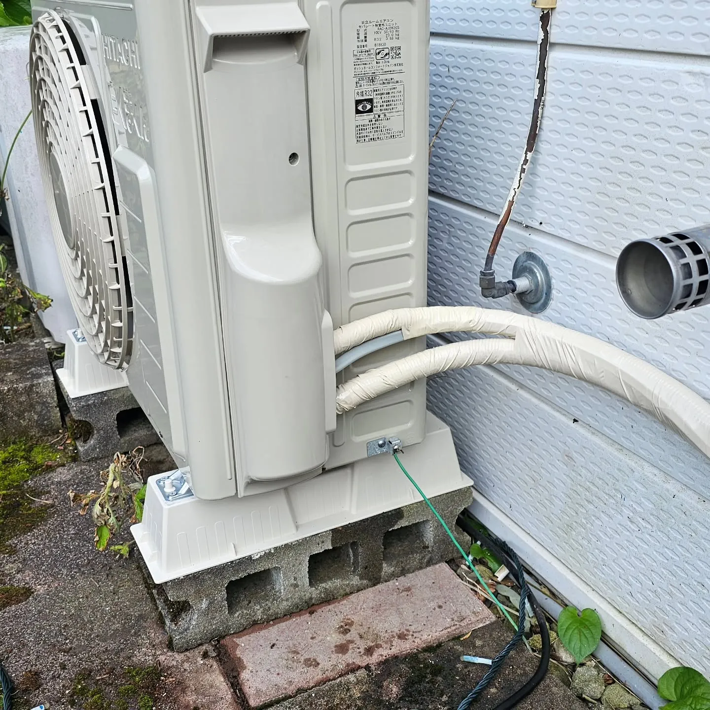 電気ですかー! エアコン取り付け